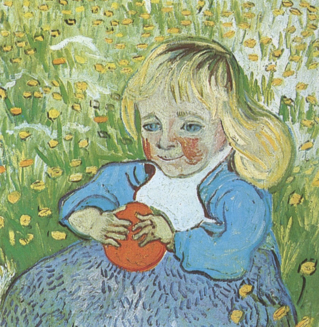 chaussures nike shox de jeunesse - child with orange, auvers sur oise ? Vincent van Gogh (1853-1890 ...