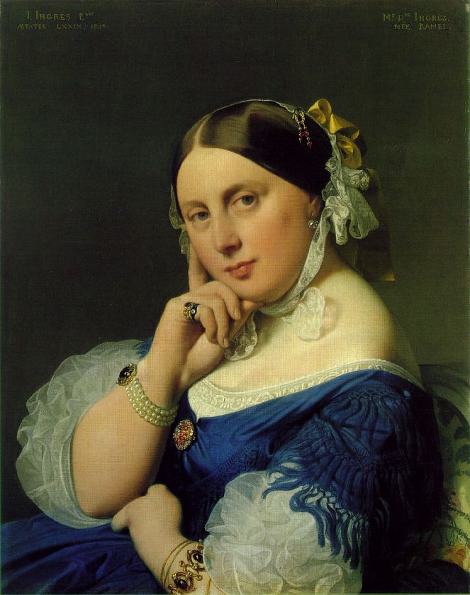  Ingres Delphine Ramel, Madame Ingres (1859)