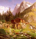 Engelhardt Georg An Alpine Mill House