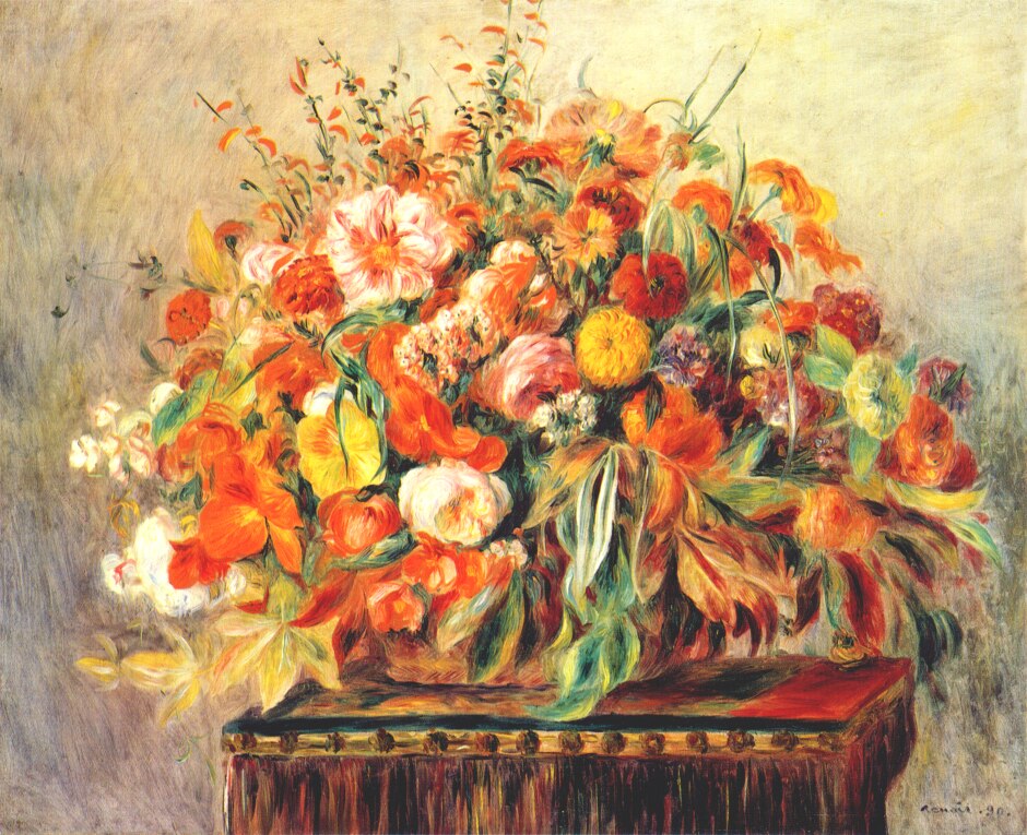 Auguste Renoir Still Life. renoir still life with flowers