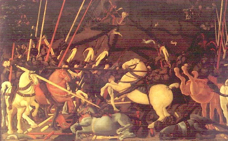 uccello battle of san romano. UCCELLO THE BATTLE OF SAN