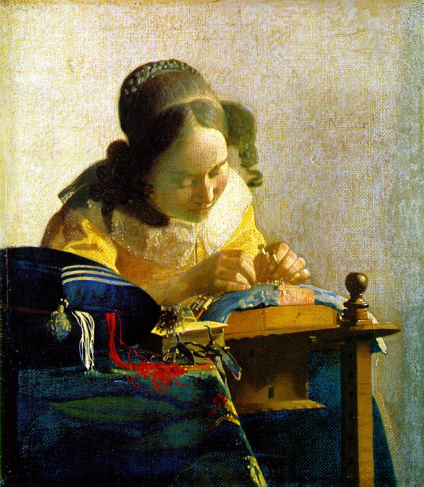 Art- post your favorite here  - Page 18 Vermeer-The-lacemaker,-1669-1670,-23.9-x-20.5-cm,-Louvre
