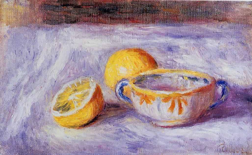 Auguste Renoir Still Life. Still Life with Lemons