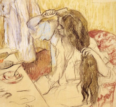 Degas Edgar Woman At Her Toilet