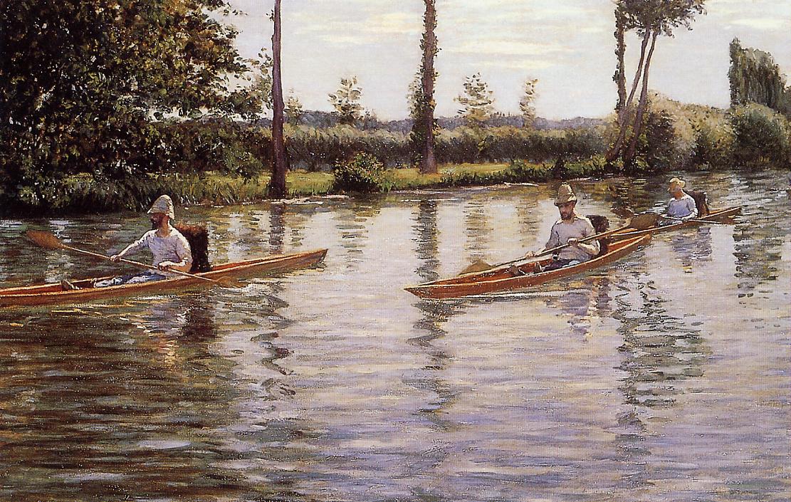 Caillebotte Gustave Perissoires sur l Yerres aka Boating on the Yerres