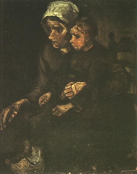 Peasant Woman with Child on Her Lap