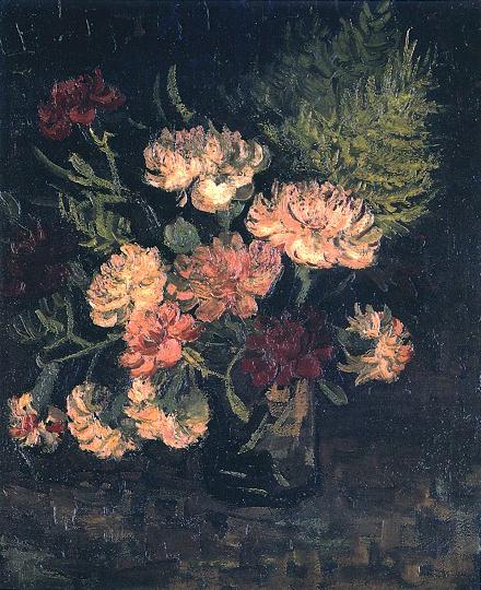vase with carnations version