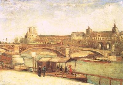 Pont du Carrousel and the Louvre, The