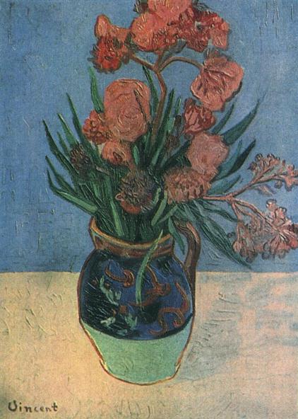 Still Life Vase with Oleanders