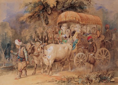 Amedeo Preziosi Arabian Ox Cart