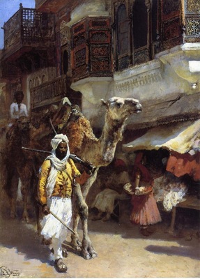 Edwin Lord Weeks Man Leading A Camel