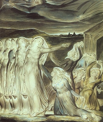 blake the parable of the wise and foolish virgins, 1822,
