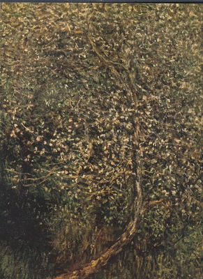 Apple Tree in Blossom by the Water [1880]