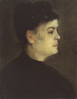 portrait of a woman, paris 1886
