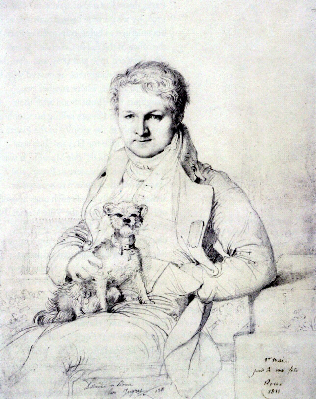 Энгр портрет Бертена 1832
