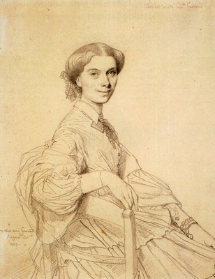 Ingres Madame Charles Gounod born Anna Zimmermann
