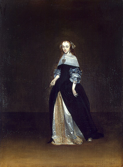 Terborch Portrait of Catarina van Leunink, 80x59 cm, Eremita
