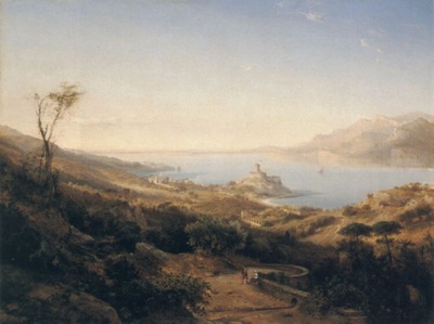 A View of Castello Malcesine Lake Garda Italy