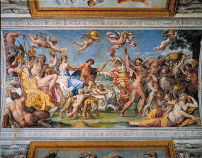 Il trionfo di Bacco e Arianna  1598 1601 Galleria Farnese