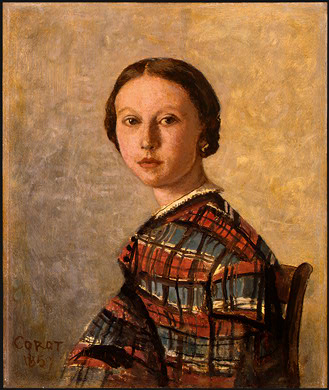 Corot Portrait of a Young Girl, 1859, NG Washington