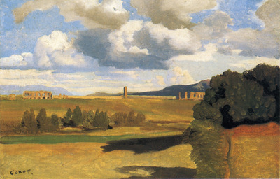 Corot The Roman Campaagna with the Claudian Aqueduct