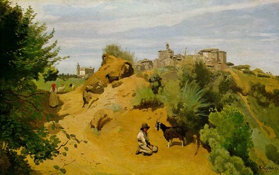 Corot The goat herd of Genzano, 1843, The Phillips Collectio