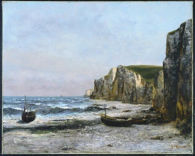 Courbet The cliffs at Etreat, 1866, 90 9 x 113 3 cm, NG of C