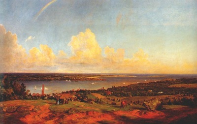 cropsey the narrows from staten island 1866