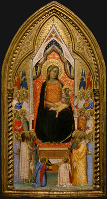 Daddi Madonna and Child with Saints and Angels, 1330s, 50 2x