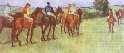 Degas Jockeys, pastel on paper, Hill Stead Museum, Farmingto