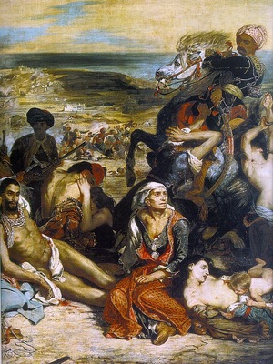 The Massacre at Chios, detail