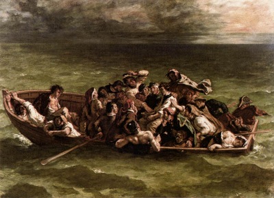 DELACROIX Eugene Shipwreck of Don Juan