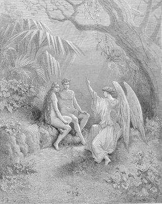 pl022 To whom the winged Hierarch replied O Adam, one Almighty is, from whom All things proceed