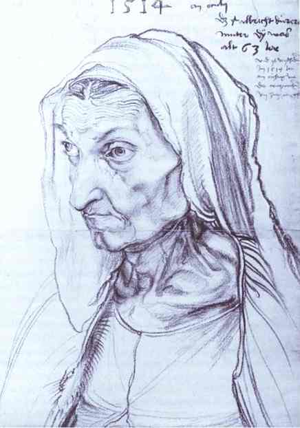 Albrecht Durer Portrait of Durers Mother