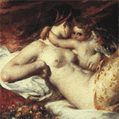 Etty William Venus and Cupid