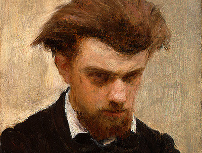 Fantin Latour Self Portrait 1861 detail2