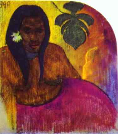 Gauguin Tahitian Woman