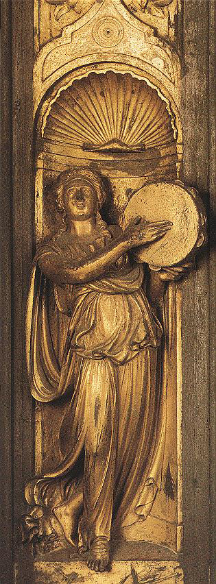 Ghiberti Lorenzo Sibyl detail from the eastern door