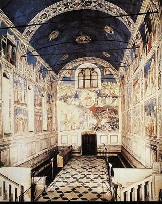 Giotto Scrovegni The Chapel viewed towards the entrance