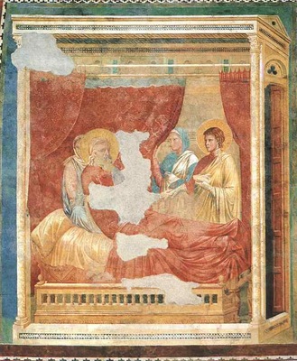 Giotto Scenes from the Old Testament  Issac Blessing Jacob,