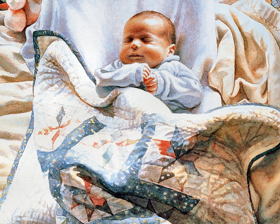 Младенец картина. Стив Хэнкс мать и ребенок. Новорожденный живопись. Картина новорожденный ребенок.