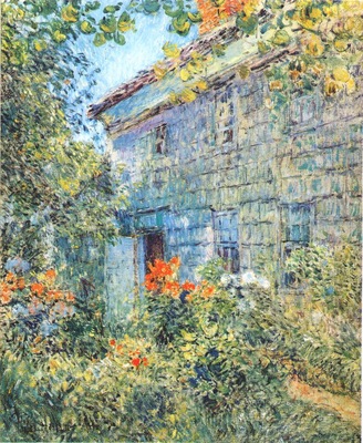 hassam old house and garden, east hampton