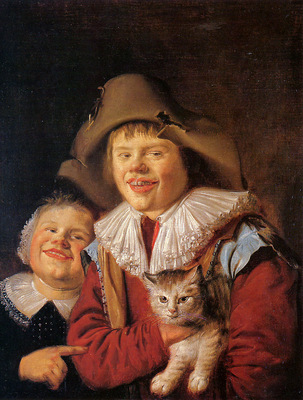 Molenaer Jan Miense Children with cat Sun