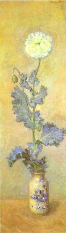 Claude Monet White Poppy