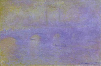 Claude Monet The Waterloo Bridge  The Fog