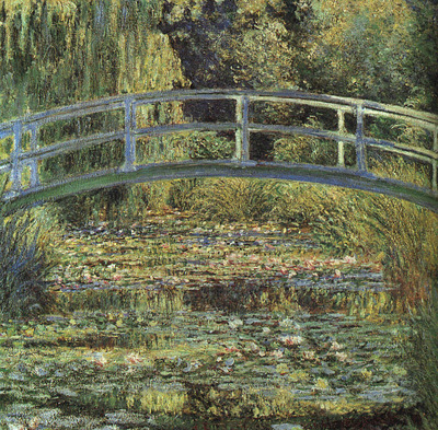 Monet The Waterlily Pond, 1899, The National Gallery, London