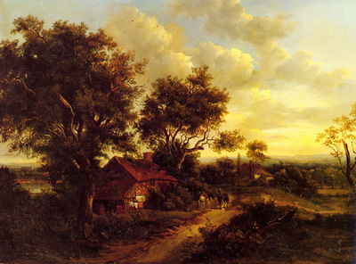 Nasmyth Patrick A Landscape With A Cottage Near Dorking