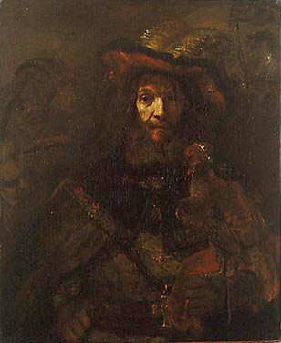 Rembrandt Riddaren med falken, Gbg konstmuseum