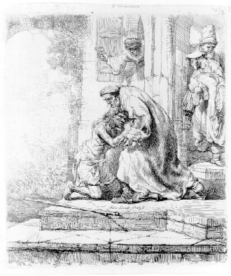 rembrandt the return of the prodigal son,