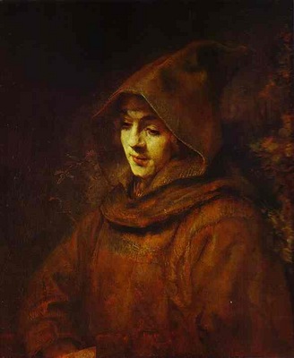Rembrandt Titus in a Monk Habit